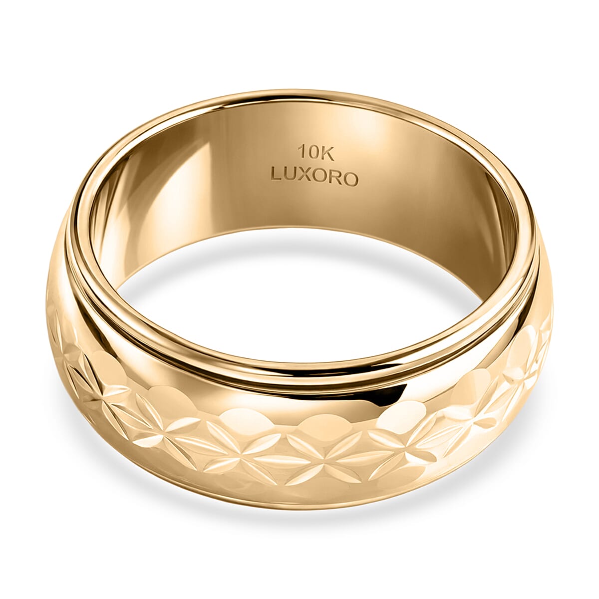 Spinner Ring in 10K Yellow Gold (Size 10.0) 2.60 Grams image number 4
