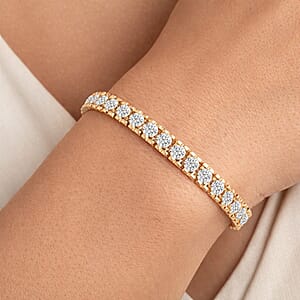 Diamond 0.50 ctw Bracelet in 14K YG Over and Sterling Silver (7.00 In)