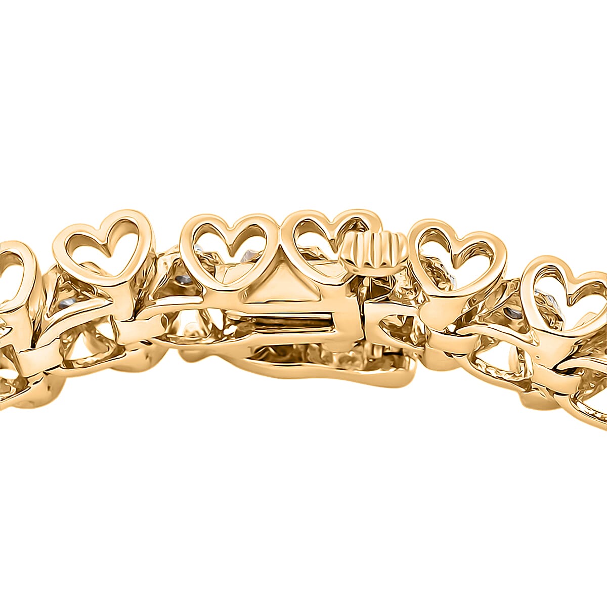 Diamond 0.50 ctw Bracelet in 14K YG Over and Sterling Silver (7.00 In) image number 4