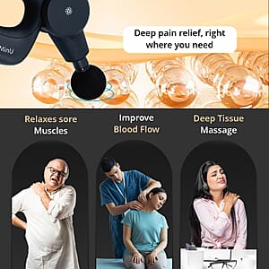 Unimed Massager Rotating Massage Gun - Black Ships in 7-10 Business Days