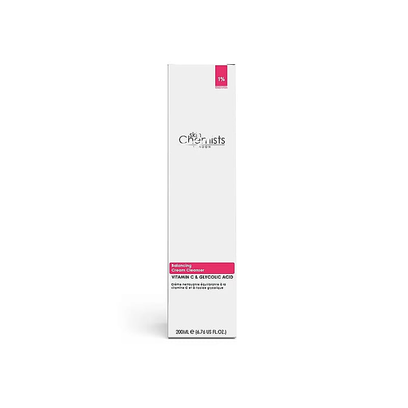 SkinChemists Set of 2 Balancing Vitamin C & Glycolic Acid Cream Cleanser (6.76 x2)