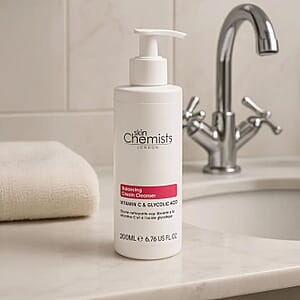 SkinChemists Set of 2 Balancing Vitamin C & Glycolic Acid Cream Cleanser (6.76 x2)