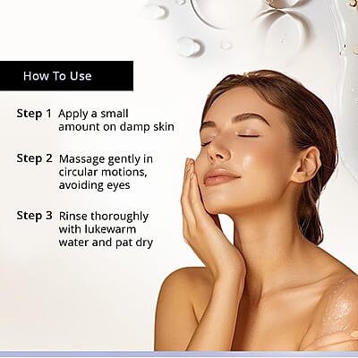SkinChemists Set of 2 Balancing Vitamin C & Glycolic Acid Cream Cleanser (6.76 x2)