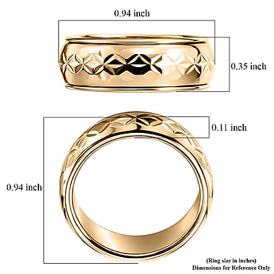 Spinner Ring in 10K Yellow Gold (Size 6.0) 2.60 Grams