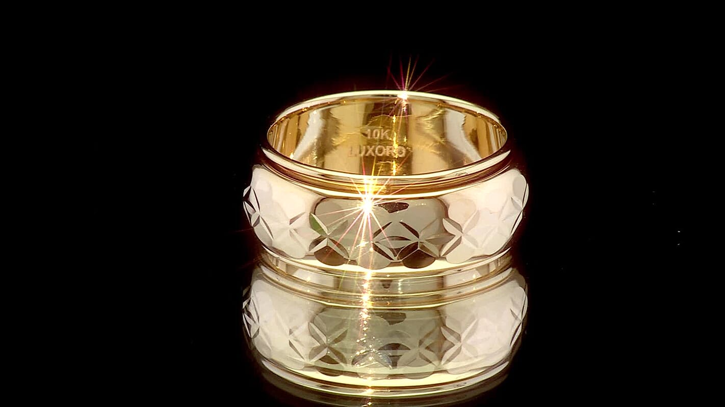 10K Yellow Gold Spinner Ring (Size 6.0) (2.60 g)