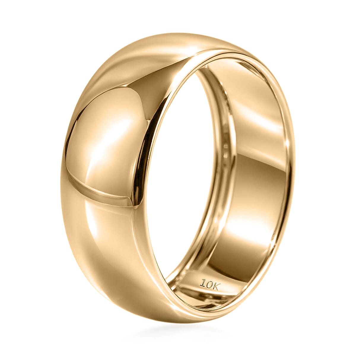 Band Ring in 10K Yellow Gold (Size 8.0) 1.35 Grams image number 3