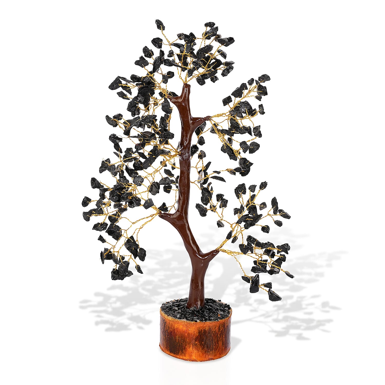 Livmore Black Shungite Gemstone Tree (9 Inch)