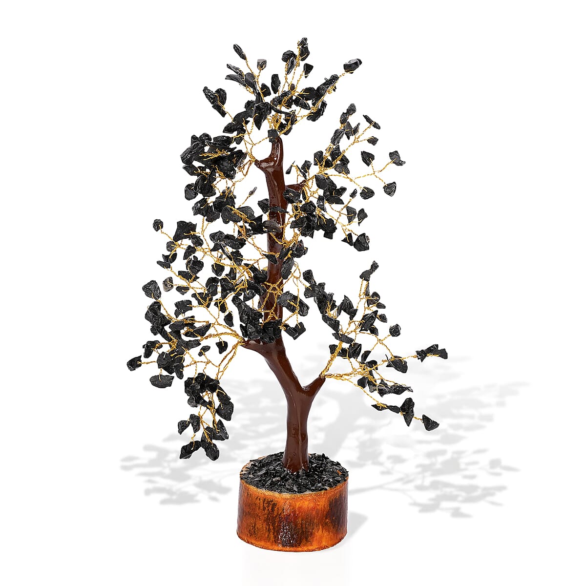 Livmore Black Shungite Gemstone Tree (9 Inch) image number 3