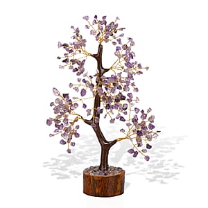 Livmore Purple Amethyst Gemstone Tree (9 Inch)