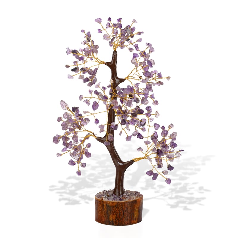 Livmore Purple Amethyst Gemstone Tree (9 Inch)