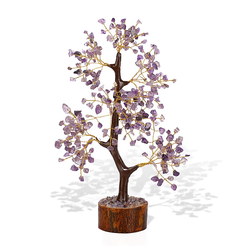 Livmore Purple Amethyst Gemstone Tree (9 Inch)