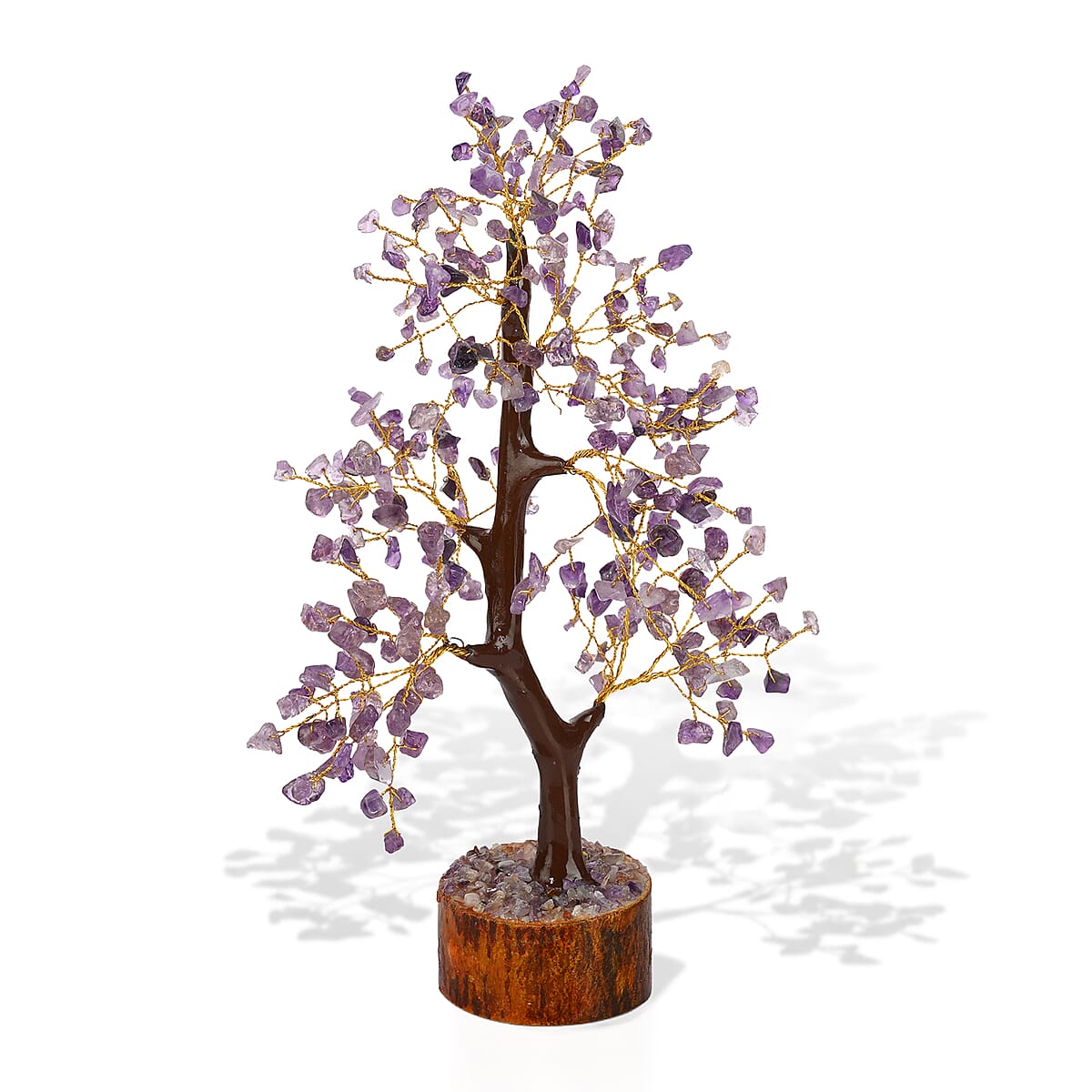 Livmore Purple Amethyst Gemstone Tree (9 Inch) image number 3