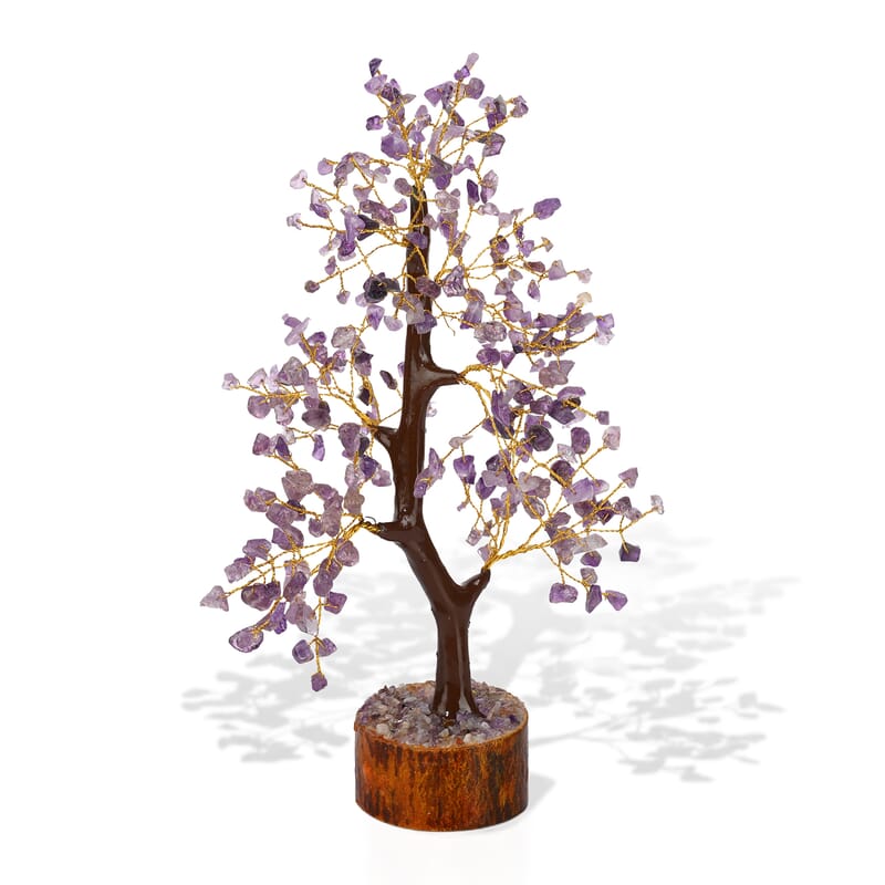 Livmore Purple Amethyst Gemstone Tree (9 Inch)
