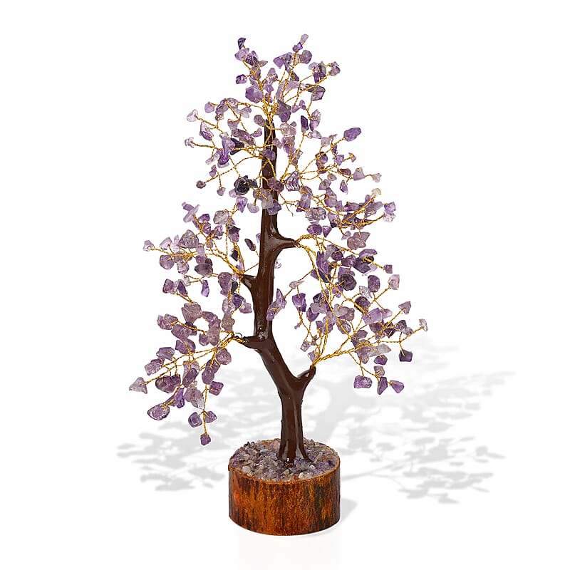 Livmore Purple Amethyst Gemstone Tree (9 Inch)