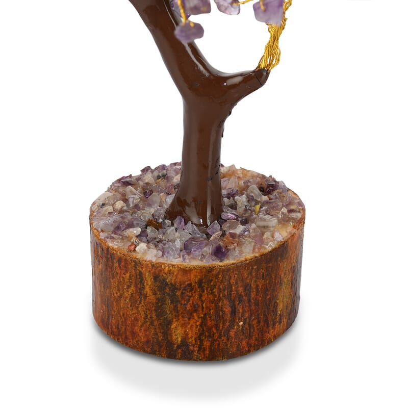 Livmore Purple Amethyst Gemstone Tree (9 Inch)