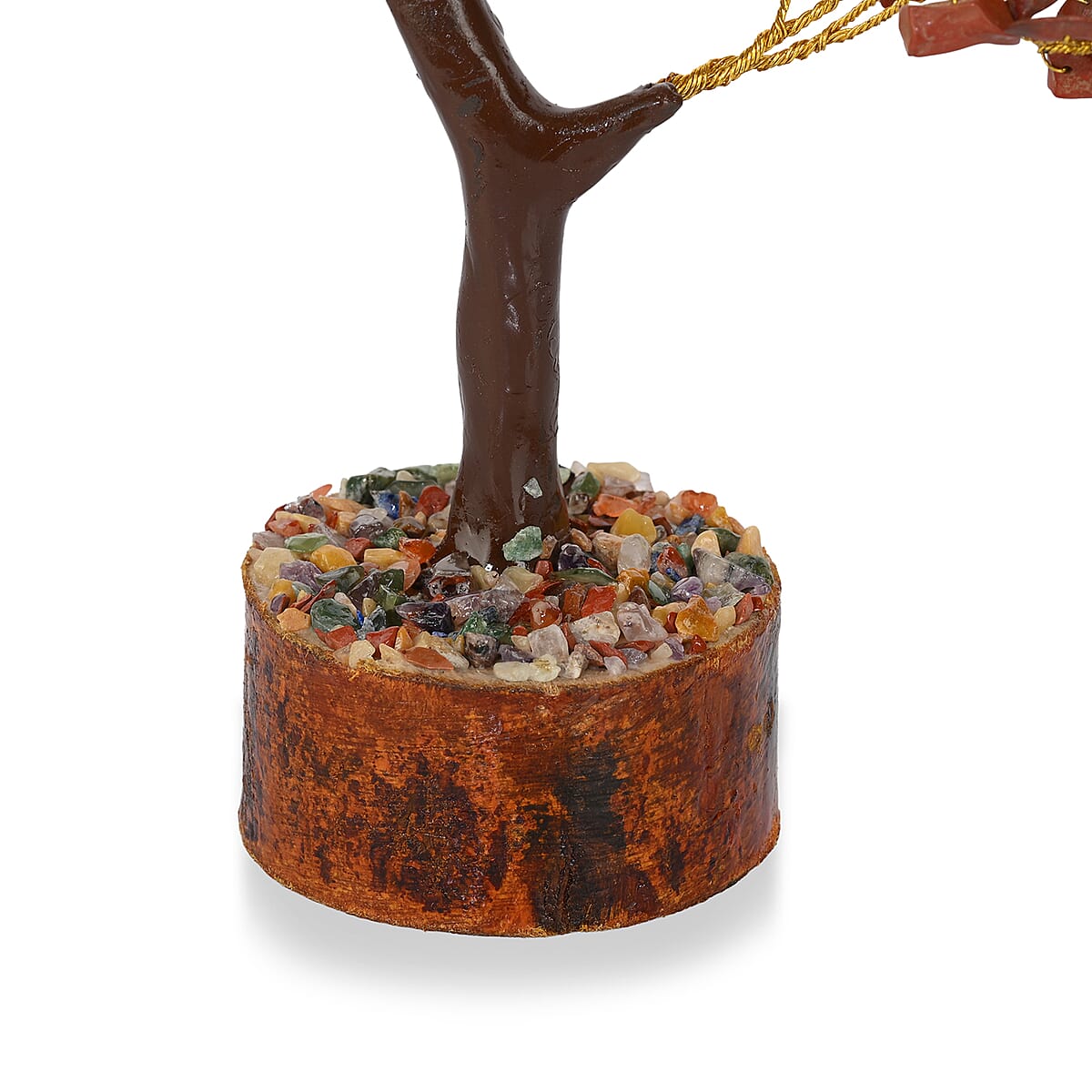 Ankur Treasure Chest Livmore Multi Seven Chakras Gemstone Tree (9 Inch) image number 5