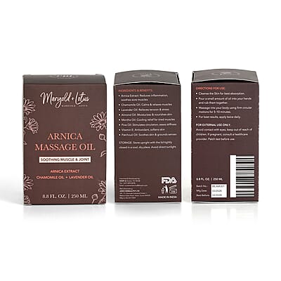 Marigold & Lotus Arnica Massage Oil 8.8oz