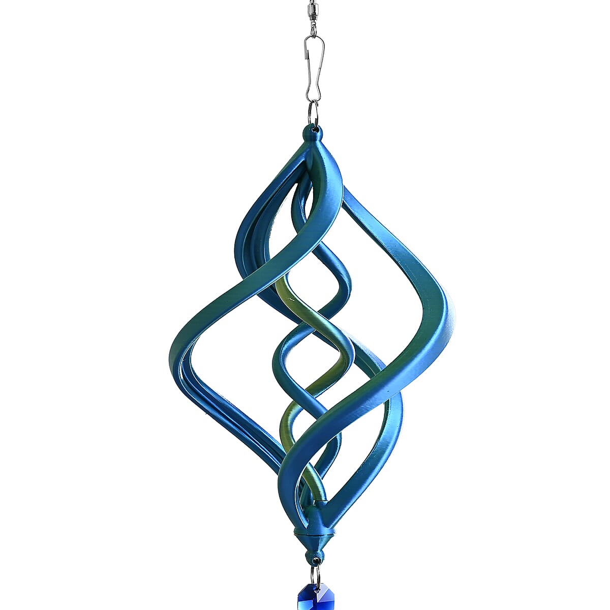 Livmore Green Stainless Steel Crystal 3D Wind Spinner (20''x30'') image number 2