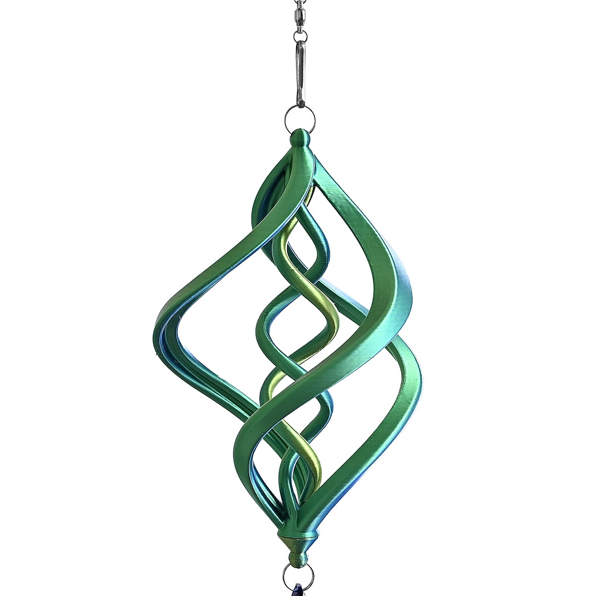 Livmore Green Stainless Steel Crystal 3D Wind Spinner (20''x30'') image number 3