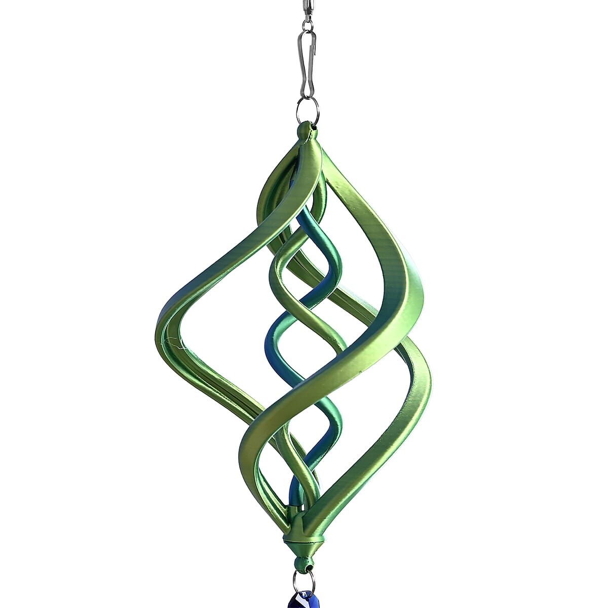 Livmore Green Stainless Steel Crystal 3D Wind Spinner (20''x30'') image number 4