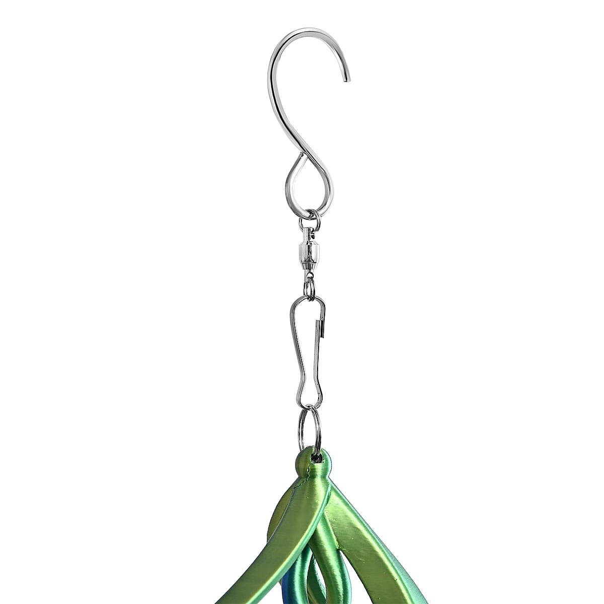Livmore Green Stainless Steel Crystal 3D Wind Spinner (20''x30'') image number 5