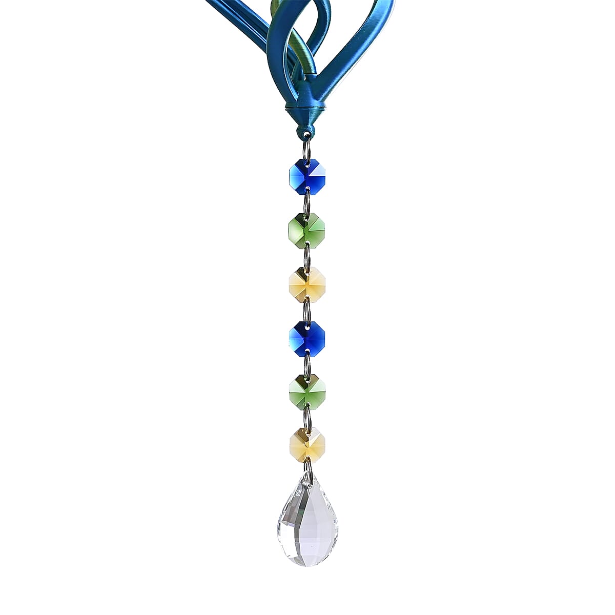 Livmore Green Stainless Steel Crystal 3D Wind Spinner (20''x30'') image number 6