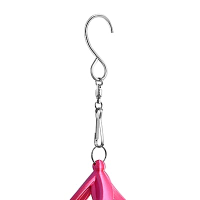 Livmore Pink Stainless Steel Crystal 3D Wind Spinner