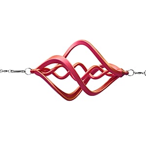 Livmore Red Stainless Steel Crystal 3D Wind Spinner