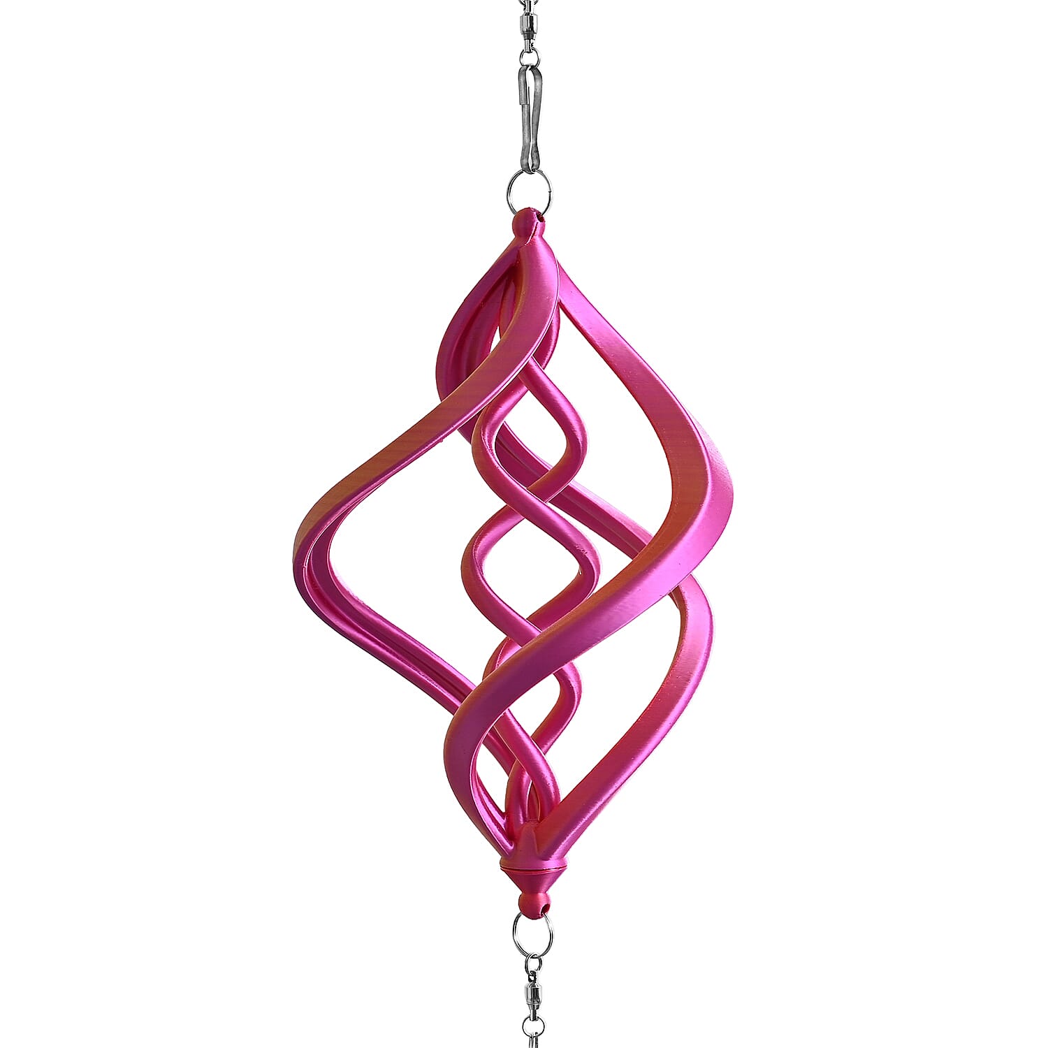 Livmore Red Stainless Steel Crystal 3D Wind Spinner