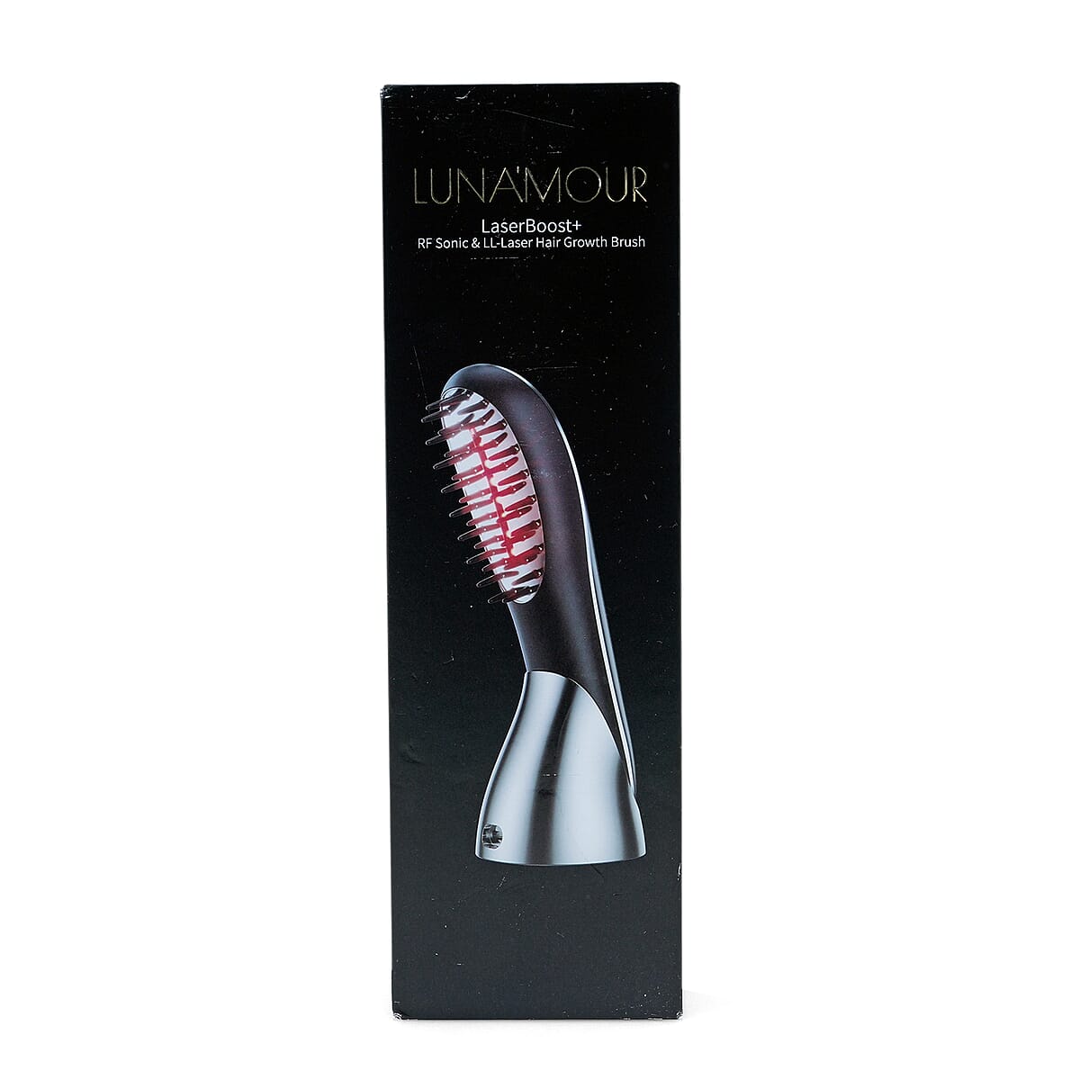 Luna'Mour LaserBoost+ Advanced RF + Sonic Vibration + Low Level Laser Hair-Growth Brush (Refurbished) image number 4