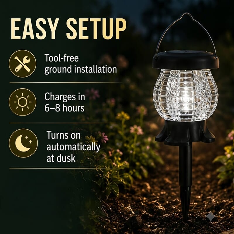 Black Solar Mosquito Killer