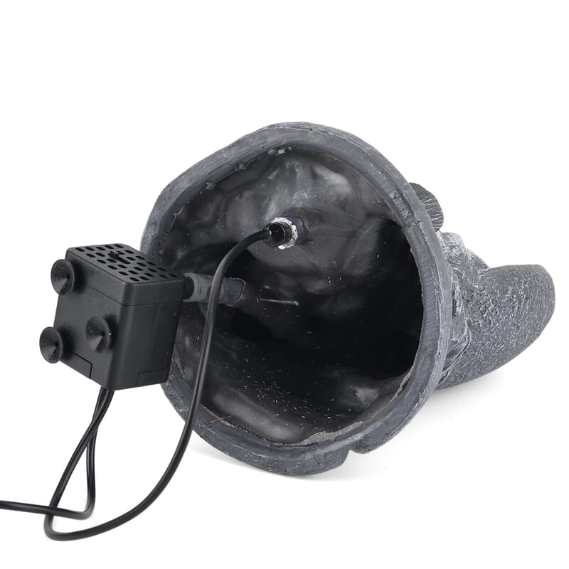 Buddha USB Indoor Polyresin Water Fountain with LED Light