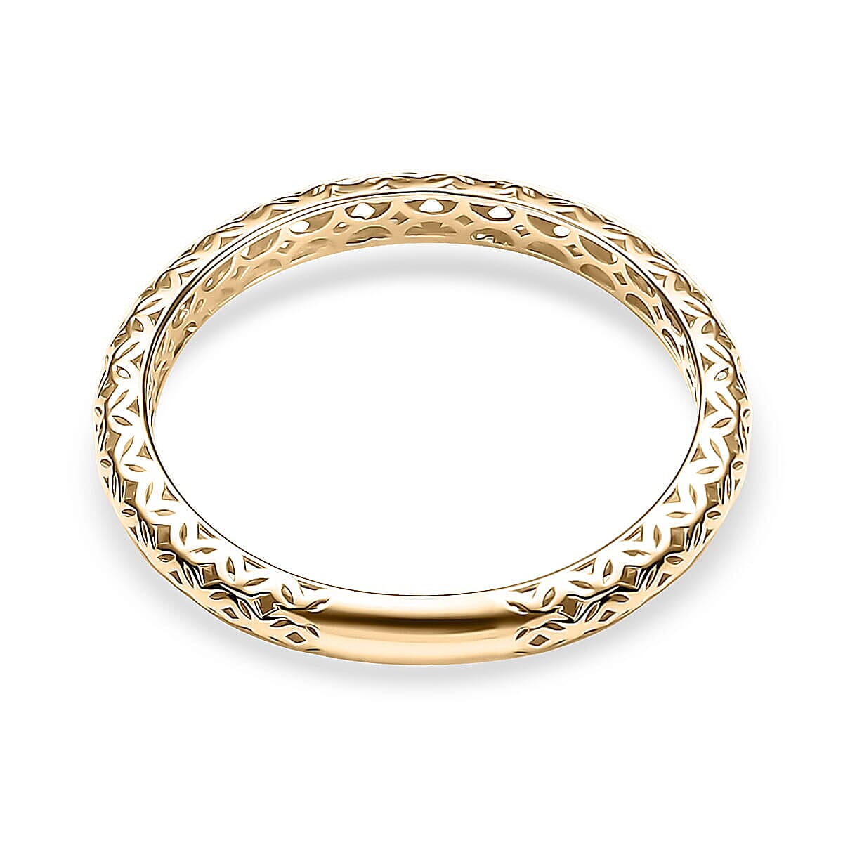 Mirage Collection 10K Yellow Gold Ring 0.89 Grams (Size 7.5) image number 4