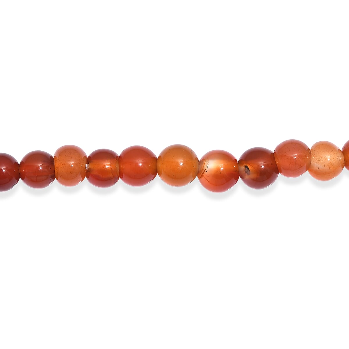 Carnelian 235.00 ctw Beaded Necklace (36 Inches) image number 5
