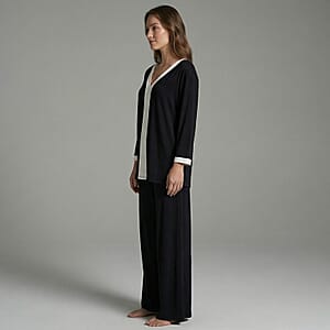 La Marey Black & White 2pcs Lounge Set - One Size Plus