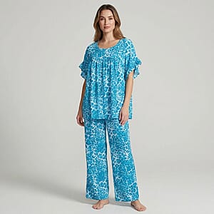 La Marey Blue 2pcs Pajama Set - One Size Missy