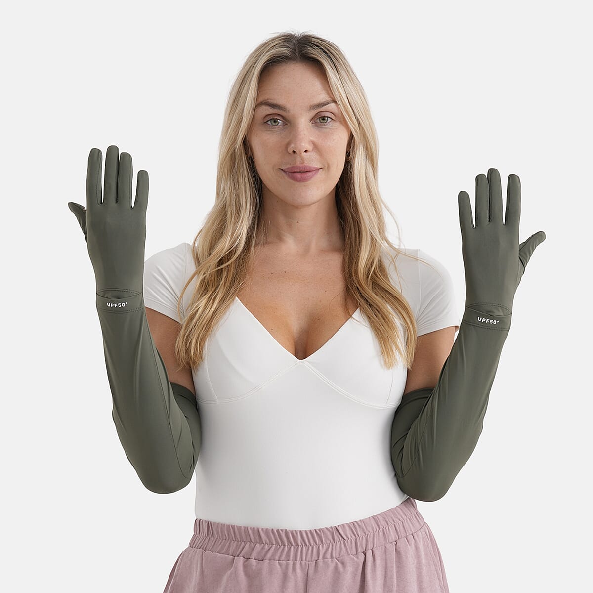 La Marey Cooling and UV Protection Gloves - Green image number 1