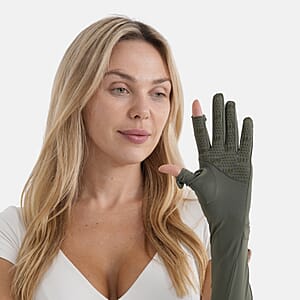 La Marey Cooling and UV Protection Gloves - Green