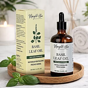 Marigold + Lotus Pure Basil Leaf Oil (3.4oz)