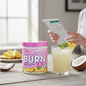 Obvi Collagenic Burn Powder-Pineapple Coconut Dietary Supplement