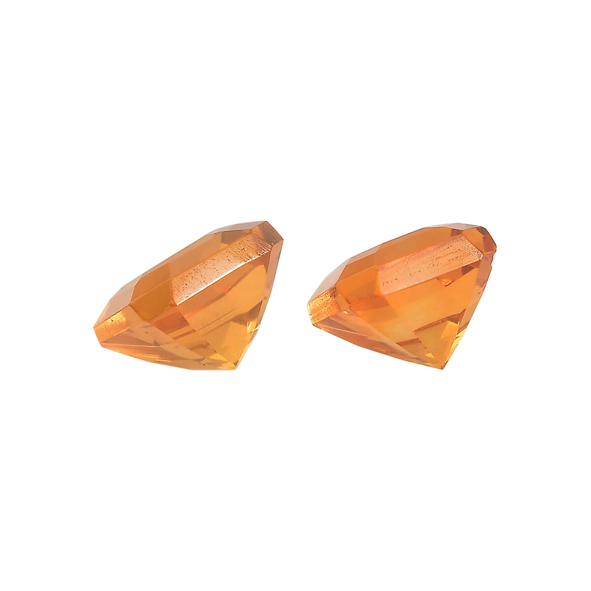 0.39 ctw Asscher Cut Fire Opal Loose Gemstones (Set Of 2) (4x4 mm) image number 2