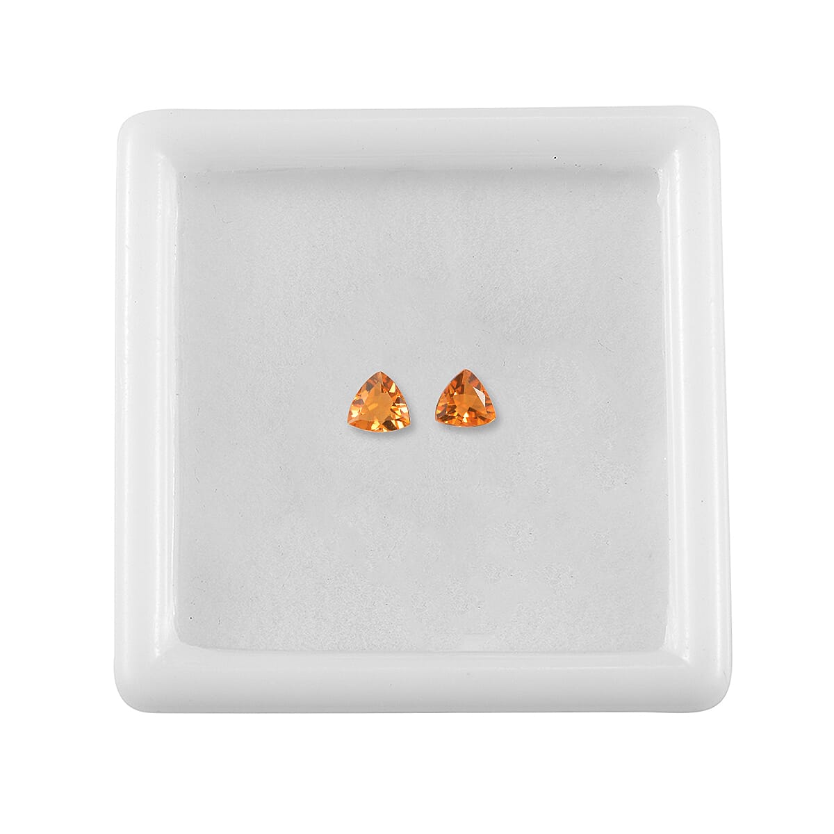 0.32 ctw Trillion Cut Fire Opal Loose Gemstones (Set Of 2) (4 mm) image number 3