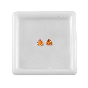 0.32 ctw Trillion Cut Fire Opal Loose Gemstones (Set Of 2) (4 mm)