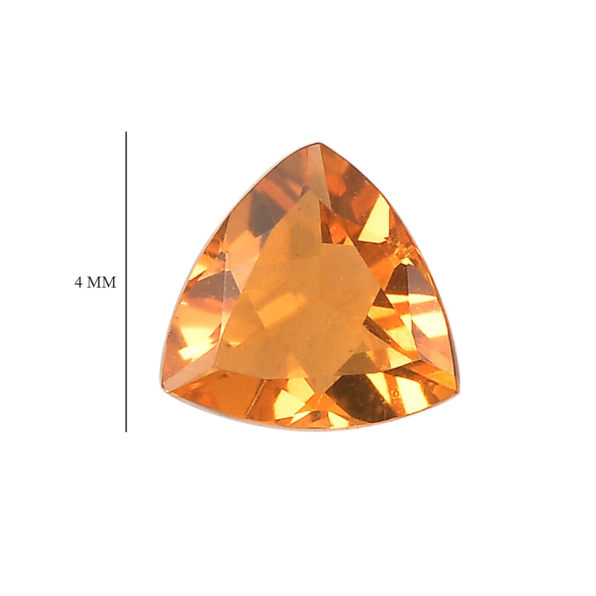 0.32 ctw Trillion Cut Fire Opal Loose Gemstones (Set Of 2) (4 mm) image number 4