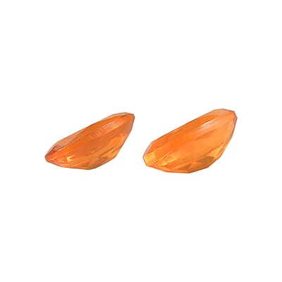 0.47 ctw Oval Cut Fire Opal Loose Gemstones – AA Grade (Set Of 2) (6x4 mm)
