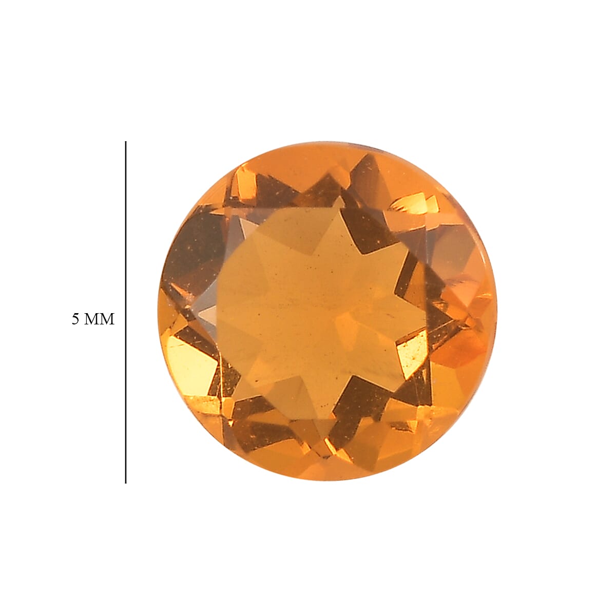 0.63 ctw Round Cut Fire Opal Loose Gemstones (Set Of 2) (5 mm) image number 4