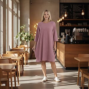 La Marey Pink Dress Pajama - One Size Fits Most