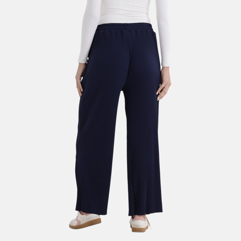 La Marey Navy Knit Pants - One Size Fits Most