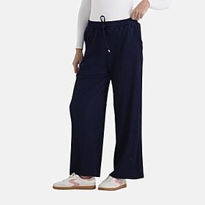  La Marey Navy Knit Pants - One Size Fits Most