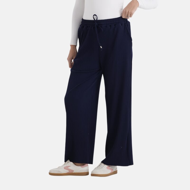La Marey Navy Knit Pants - One Size Fits Most